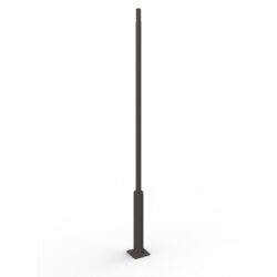 5.7 metre light pole with LED fixture supplied by Light Planet Australia